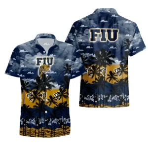 FIU Panthers Hawaiian Shirt All Over Print, Custom Name TN260425Y7HWCT3NCFIU