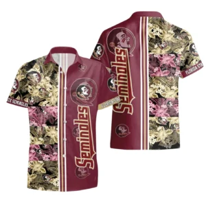 Florida State Seminoles Hawaiian Shirt All Over Print, Custom Name TN260425Y7HWCT8NCFSU