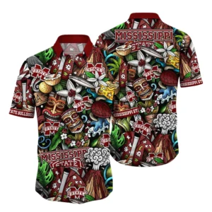Mississippi State Bulldogs Hawaiian Shirt All Over Print, Custom Name TN300425Y7HWCT10NCMSB