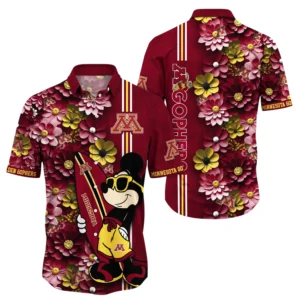 Minnesota Golden Gophers Hawaiian Shirt All Over Print, Custom Name TN300425Y7HWCT10NCUMN