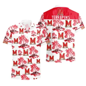 Maryland Terrapins Hawaiian Shirt All Over Print, Custom Name TN300425Y7HWCT13NCUMD