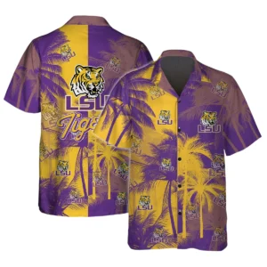 LSU Tigers Hawaiian Shirt All Over Print, Custom Name TN300425Y7HWCT14NCLSU