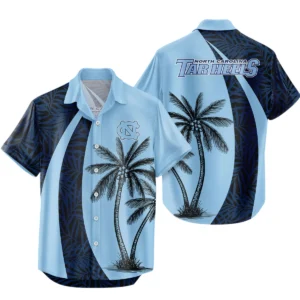 North Carolina Tar Heels Hawaiian Shirt All Over Print, Custom Name TN300425Y7HWCT16NCUNC