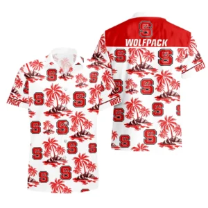 NC State Wolfpack Hawaiian Shirt All Over Print, Custom Name TN300425Y7HWCT19NCNCSU