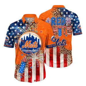 New York Mets Hawaiian Shirt All Over Print, Custom Name TN300425Y7HWCT1MBNYM