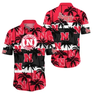 Nebraska Huskers Hawaiian Shirt All Over Print, Custom Name TN300425Y7HWCT1NCNEC