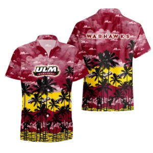 Louisiana Monroe Warhawks Hawaiian Shirt All Over Print, Custom Name TN300425Y7HWCT1NCULM