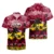 Maroon Tropical Flower