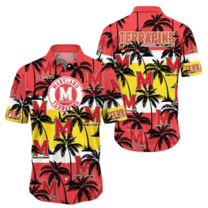 Maryland Terrapins Hawaiian Shirt All Over Print, Custom Name TN300425Y7HWCT1NCUMD