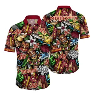 Minnesota Golden Gophers Hawaiian Shirt All Over Print, Custom Name TN300425Y7HWCT1NCUMN
