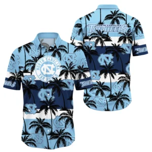 North Carolina Tar Heels Hawaiian Shirt All Over Print, Custom Name TN300425Y7HWCT1NCUNC