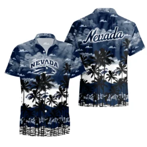 Nevada Wolf Pack Hawaiian Shirt All Over Print, Custom Name TN300425Y7HWCT1NCUNR