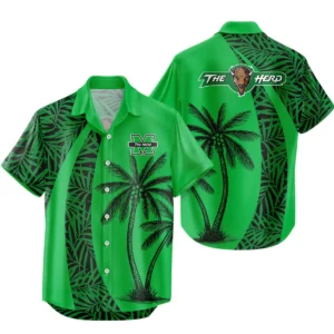 Marshall Thundering Herd Hawaiian Shirt All Over Print, Custom Name TN300425Y7HWCT20NCMTH