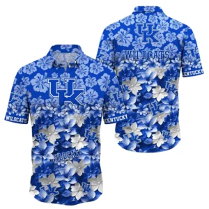 Kentucky Wildcats Hawaiian Shirt All Over Print, Custom Name TN300425Y7HWCT20NCUK