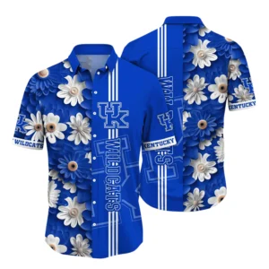 Kentucky Wildcats Hawaiian Shirt All Over Print, Custom Name TN300425Y7HWCT22NCUK