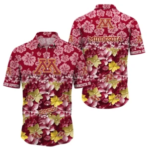 Minnesota Golden Gophers Hawaiian Shirt All Over Print, Custom Name TN300425Y7HWCT23NCUMN