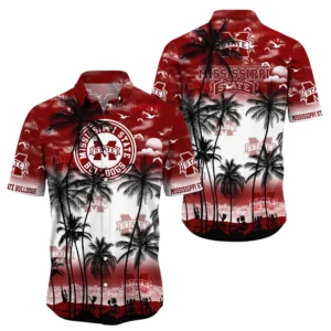 Mississippi State Bulldogs Hawaiian Shirt All Over Print, Custom Name TN300425Y7HWCT23NCMSB