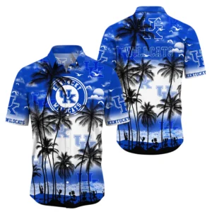 Kentucky Wildcats Hawaiian Shirt All Over Print, Custom Name TN300425Y7HWCT25NCUK
