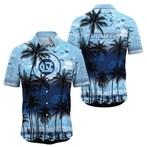 North Carolina Tar Heels Hawaiian Shirt All Over Print, Custom Name TN300425Y7HWCT26NCUNC