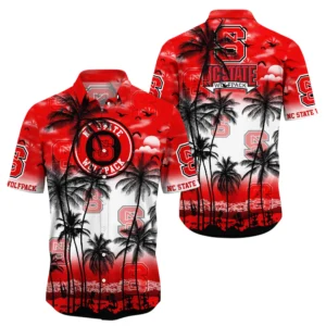 NC State Wolfpack Hawaiian Shirt All Over Print, Custom Name TN300425Y7HWCT29NCNCSU