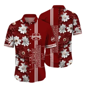 Mississippi State Bulldogs Hawaiian Shirt All Over Print, Custom Name TN300425Y7HWCT4NCMSB