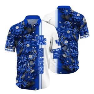 Kentucky Wildcats Hawaiian Shirt All Over Print, Custom Name TN300425Y7HWCT4NCUK