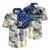 Navy Tropical Flower 2