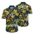 Navy Tropical Flower 2