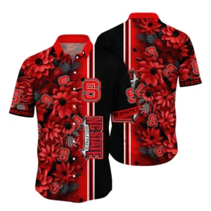 NC State Wolfpack Hawaiian Shirt All Over Print, Custom Name TN300425Y7HWCT5NCNCSU