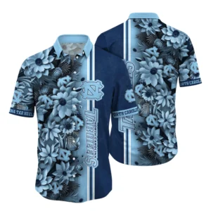 North Carolina Tar Heels Hawaiian Shirt All Over Print, Custom Name TN300425Y7HWCT5NCUNC