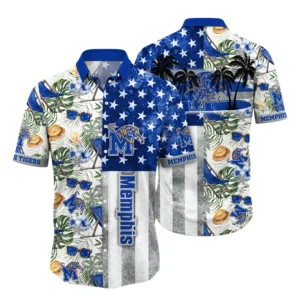 Memphis Tigers Hawaiian Shirt All Over Print, Custom Name TN300425Y7HWCT7NCMEM
