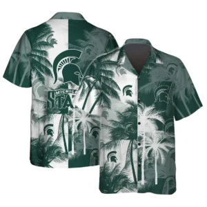 Michigan State Spartans Hawaiian Shirt All Over Print, Custom Name TN300425Y7HWCT7NCMSU