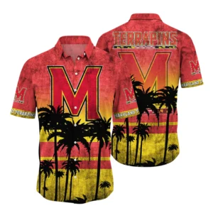 Maryland Terrapins Hawaiian Shirt All Over Print, Custom Name TN300425Y7HWCT7NCUMD