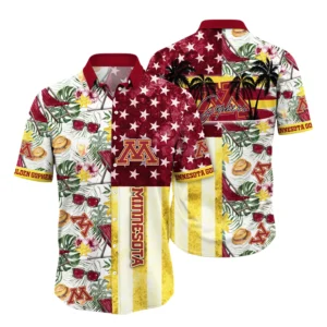Minnesota Golden Gophers Hawaiian Shirt All Over Print, Custom Name TN300425Y7HWCT7NCUMN