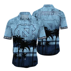 North Carolina Tar Heels Hawaiian Shirt All Over Print, Custom Name TN300425Y7HWCT7NCUNC