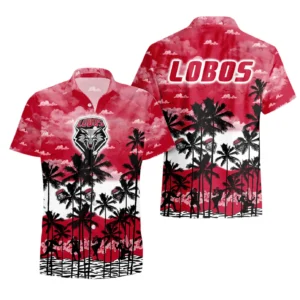New Mexico Lobos Hawaiian Shirt All Over Print, Custom Name TN300425Y7HWCT7NCUNM