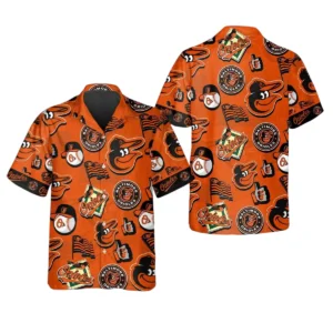 Baltimore Orioles Hawaiian Shirt All Over Print, Custom Name TN300525Y7HWCT4MBBAL