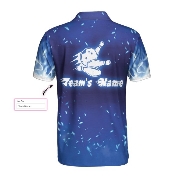 Bowling On Blue Fire EZ37 0801 Custom Polo Shirt 2.jpg