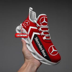 Mercedes Benz shoes red white sole 2.jpeg