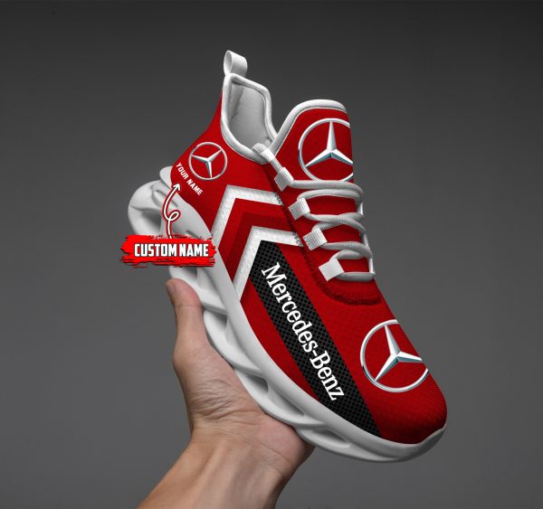Mercedes Benz shoes red white sole 2.jpeg
