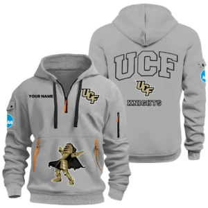 UCF Knights Half Zip Hoodie Sport Hooded Multi-Pockets Custom Name HIDI030625Y25QZ2HNCUCF