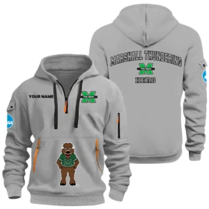 Marshall Thundering Herd Half Zip Hoodie Sport Hooded Multi-Pockets Custom Name HIDI040625Y25QZ2HNCMTH