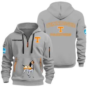 Tennessee Volunteers Half Zip Hoodie Sport Hooded Multi-Pockets Custom Name HIDI310525Y25QZ2HNCVOLS