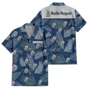 Rolls Royce Exclusive Logo Hawaiian Shirt Tropical All-over Print For Men Women Kids, Custom Name HIHI190225Y7HWLS1ROR
