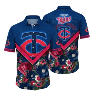 Minnesota Twins Hawaiian Shirt All Over Print, Custom Name TN030625Y7HWCT12MBMIN