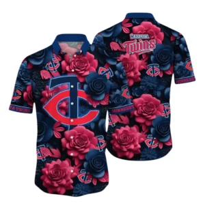 Minnesota Twins Hawaiian Shirt All Over Print, Custom Name TN030625Y7HWCT14MBMIN