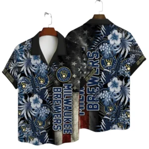 Milwaukee Brewers Hawaiian Shirt All Over Print, Custom Name TN030625Y7HWCT17MBMIL