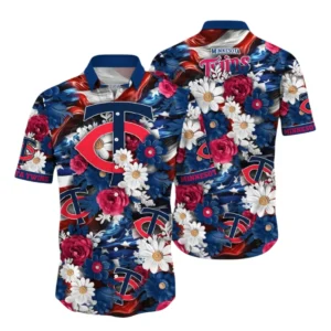 Minnesota Twins Hawaiian Shirt All Over Print, Custom Name TN030625Y7HWCT9MBMIN
