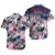 Navy Tropical Flower 3
