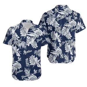 New York Yankees Hawaiian Shirt All Over Print, Custom Name TN040625Y7HWCT14MBNYY